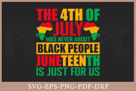 Black People Juneteenth is Just for Us Afbeelding Crafts Door Craftabledesign