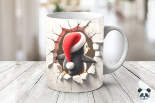 Both Side 3D Christmas Mug Wrap Bundle Graphic by Pandastic · Creative ...