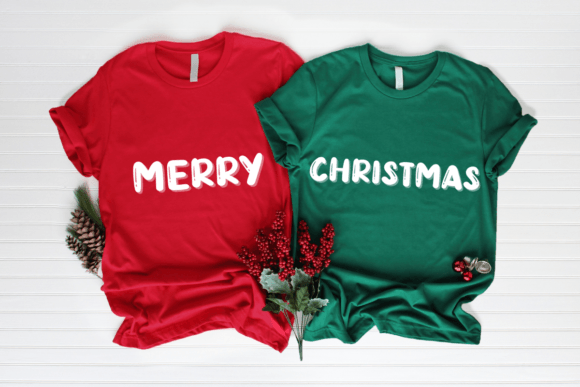 Bubble Christmas Font - Preview 3