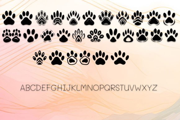 Cat Paws Font - Preview 1