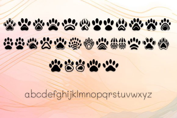 Cat Paws Font - Preview 2