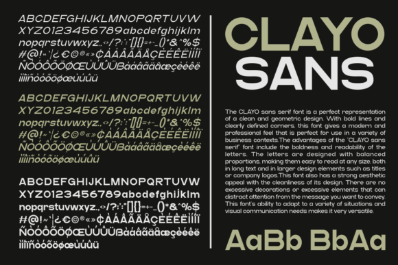 Clayo Font - Preview 2