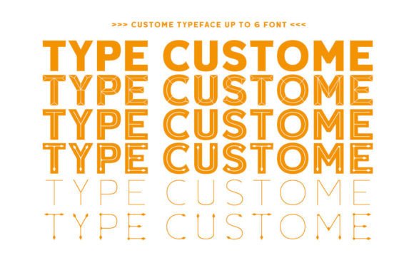 Creative Fusion Font PNG with transparent background - Preview 4