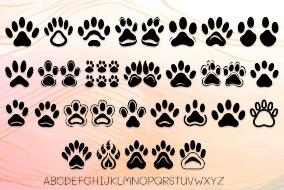 Dog Paws Font - Preview 1