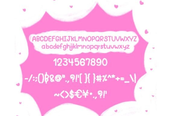 Fluffyyy Font - Preview 1