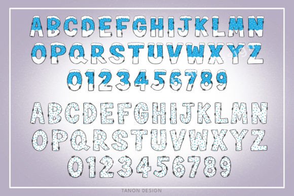Four Snow Font - Preview 1