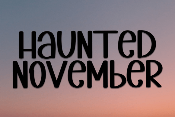 Halloween Rituals Font PNG with transparent background - Preview 1