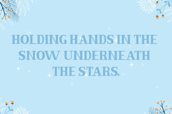 Hello Winter Duo Font PNG with transparent background - Preview 3