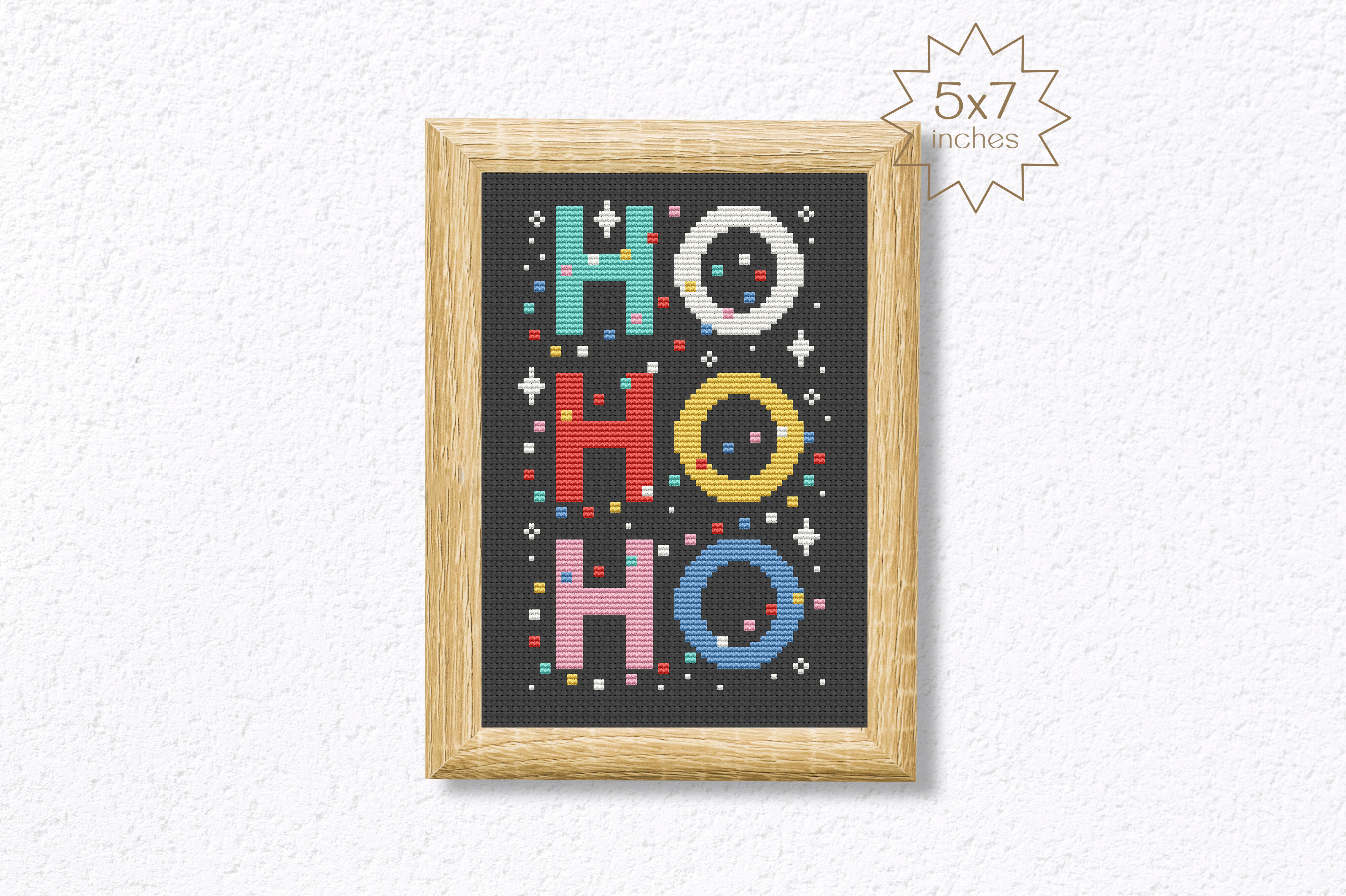 HoHoHo Christmas Cross Stitch Pattern