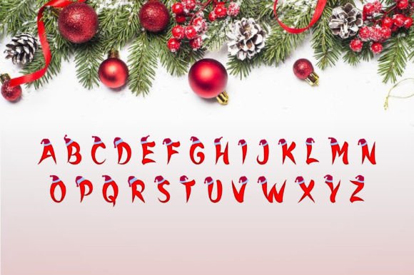 Kristmas Font PNG with transparent background - Preview 1