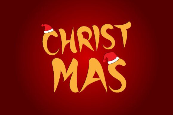 Kristmas Font PNG with transparent background - Preview 2