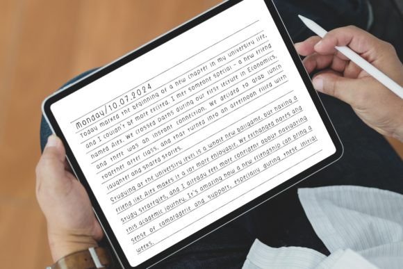 Lively Writing Font PNG with transparent background - Preview 2