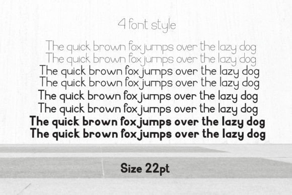 Mentah Font PNG with transparent background - Preview 4