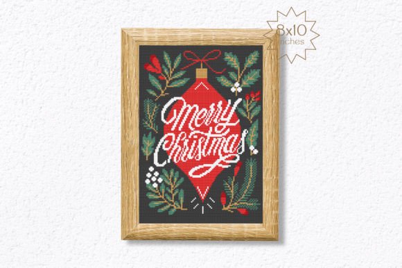 Merry Christmas Cross Stitch Pattern Pdf
