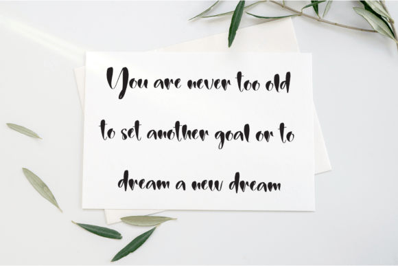 Midday Christmas Font PNG with transparent background - Preview 2