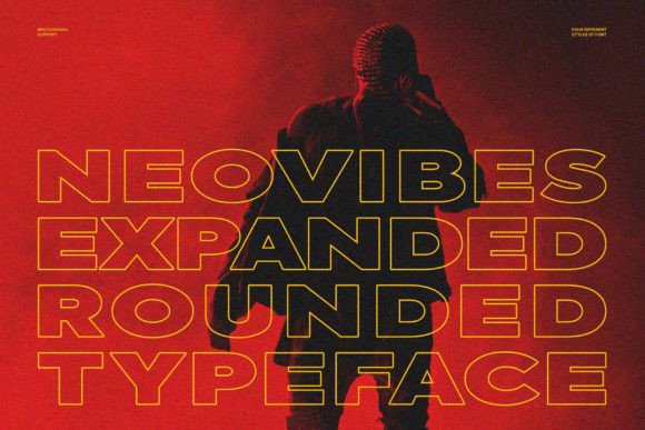 Neovibes Font PNG with transparent background - Preview 2