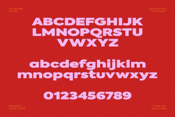 Neovibes Font PNG with transparent background - Preview 6