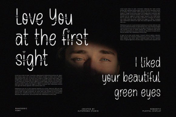Rhapsodic Font PNG with transparent background - Preview 2