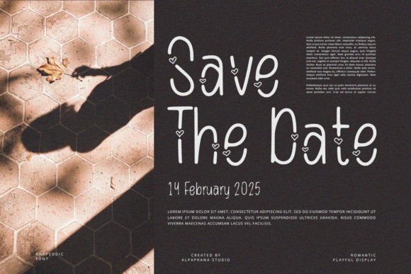 Rhapsodic Font PNG with transparent background - Preview 6
