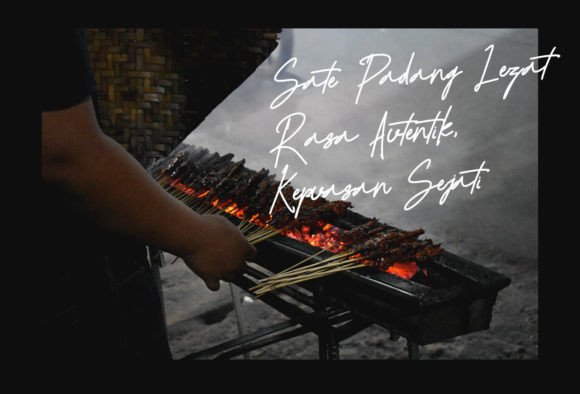 Sate Padang Font PNG with transparent background - Preview 1