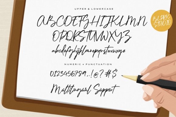 Signature Creek Font font preview - 5