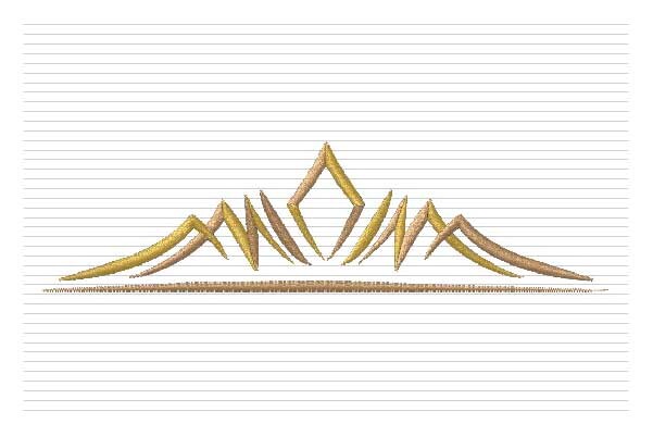 Border Embroidery Side