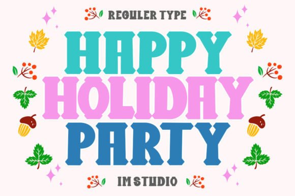 Bruled Stacked Duo Font - Preview 3