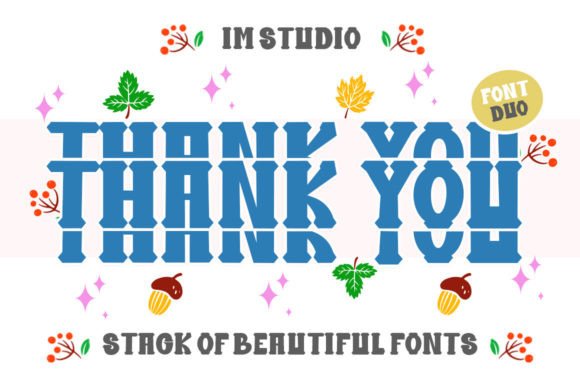 Bruled Stacked Duo Font - Preview 4