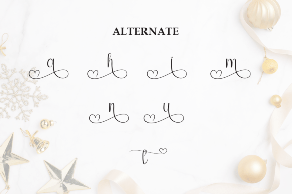 Christmas Element Font - Preview 5