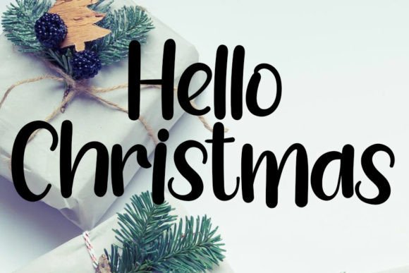 Christmas Font - Preview 1