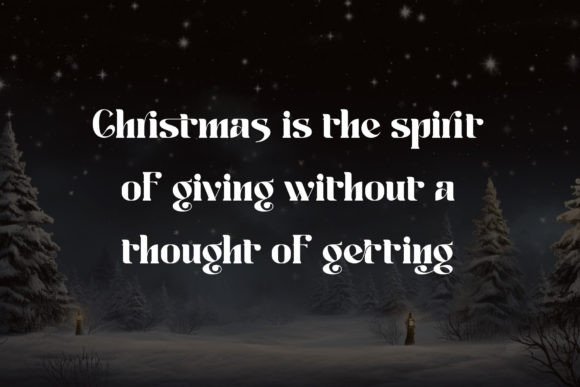 Christmas Frosty Font - Preview 1
