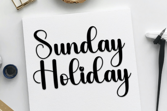Christmas Signature Font - Preview 1