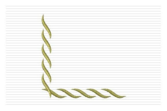 Corner Decoration Embroidery