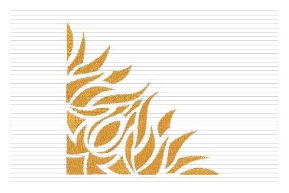 Corner Decoration Embroidery