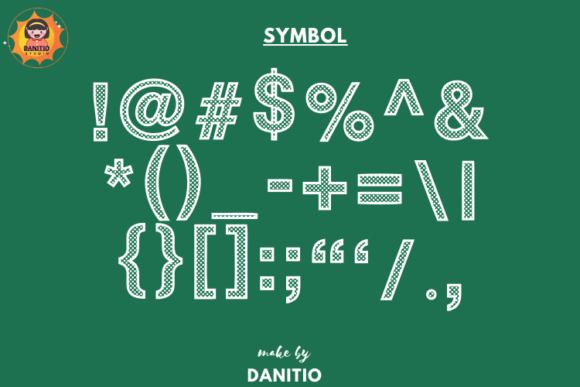 Dot Dot Font - Preview 3