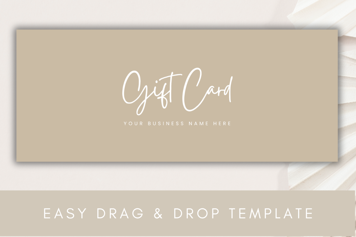 Editable Gift Certificate Template
