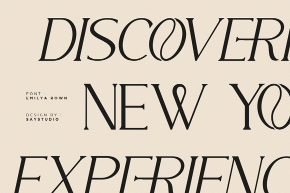 Emilya Rown Font PNG with transparent background - Preview 6