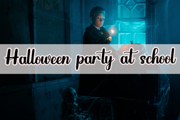 Halloween Scream Font PNG with transparent background - Preview 1