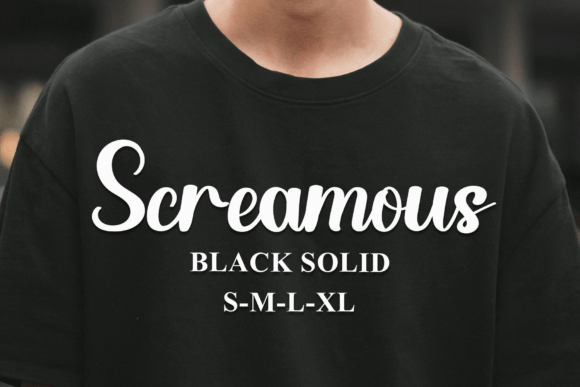 Halloween Scream Font PNG with transparent background - Preview 2