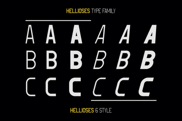 Hellioses Font - Preview 2