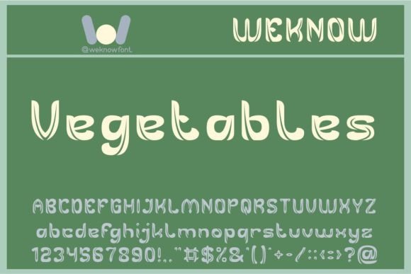 Herbs and Spices Font - Preview 3