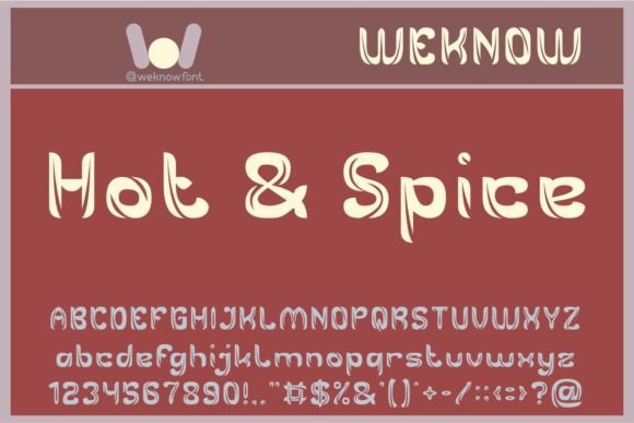Herbs and Spices Font - Preview 4