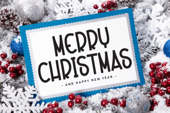 Merry Santa Font PNG with transparent background - Preview 3