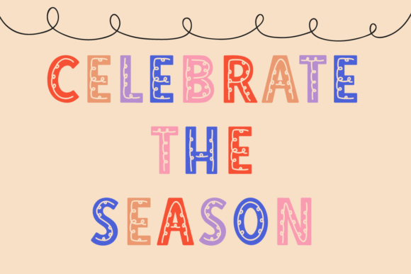 New Year Wishes Font PNG with transparent background - Preview 3