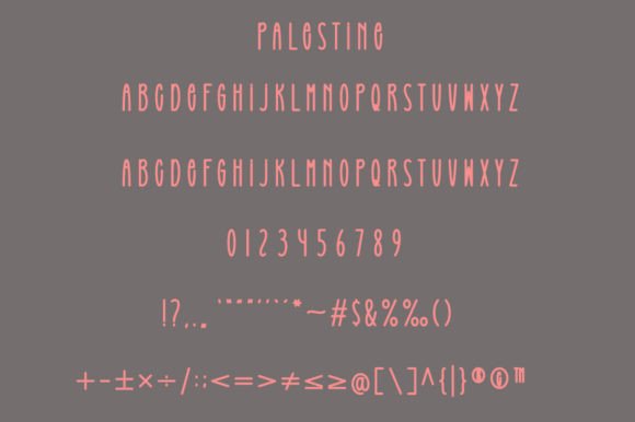Palestine Duo Font PNG with transparent background - Preview 4
