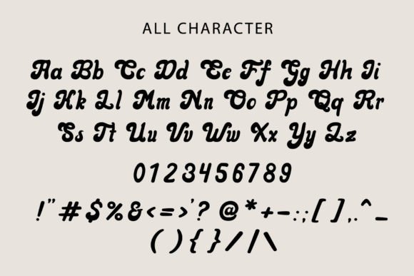 Retro Change Font PNG with transparent background - Preview 5