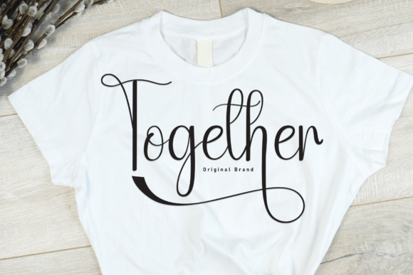 Santa Peaceful Font PNG with transparent background - Preview 2