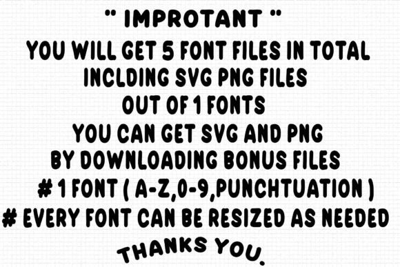 Snow Doodle Font PNG with transparent background - Preview 2