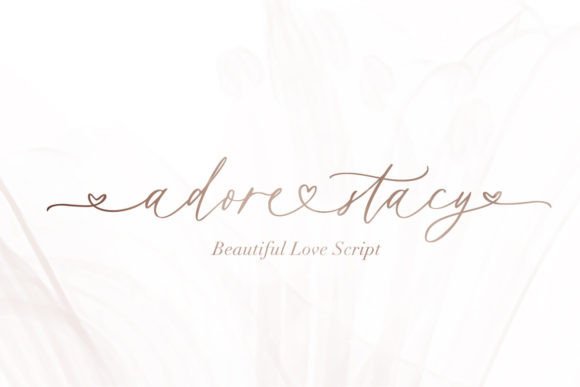 Adore Stacy Font - Preview 2