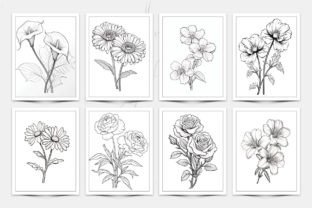 Creative Flower Coloring Page for Kids Graphic by Eyestetix Studio ...